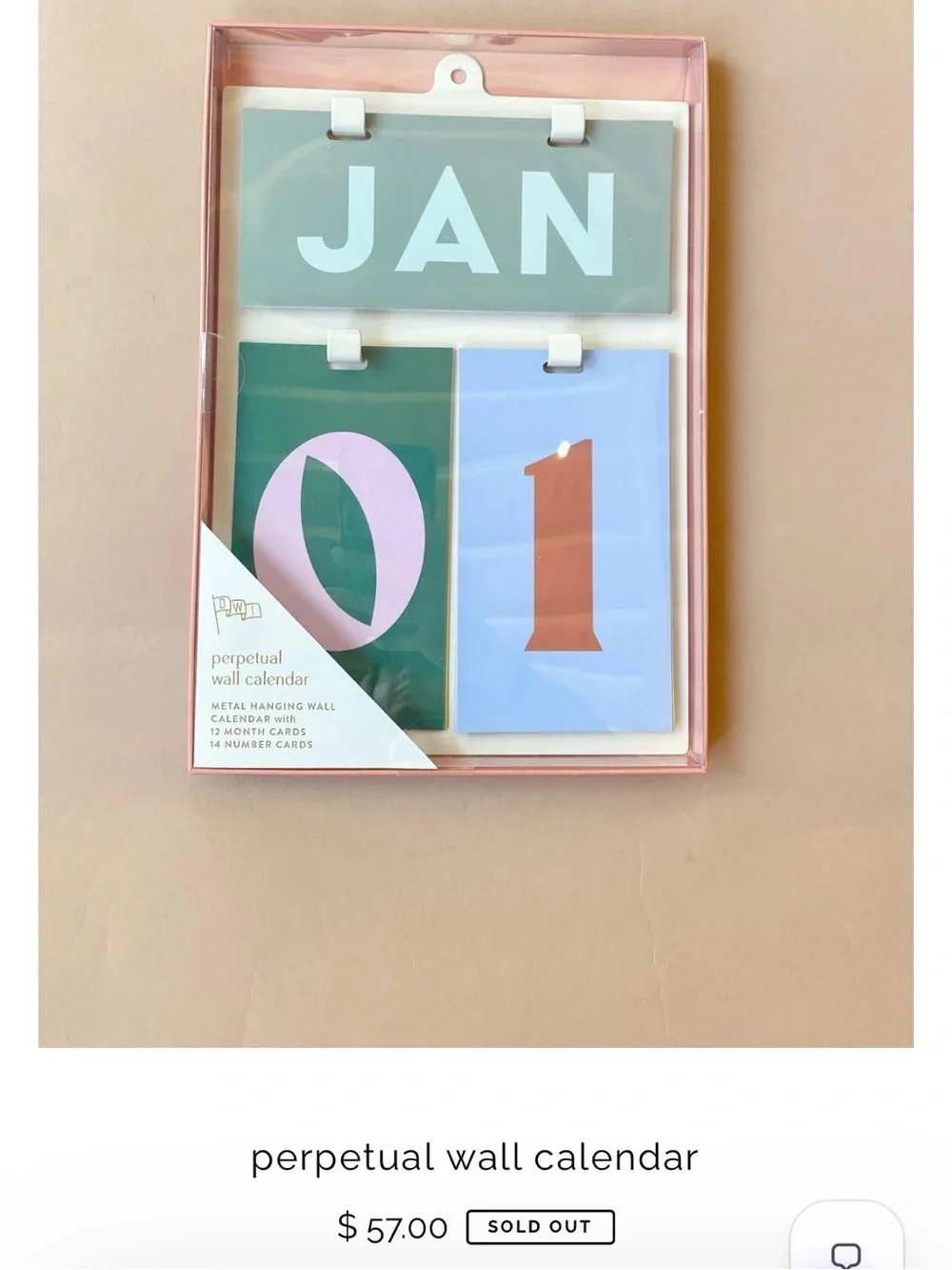 DesignWorks Ink - New Perpetual Wall Calendar & Geometric Notebooks Set